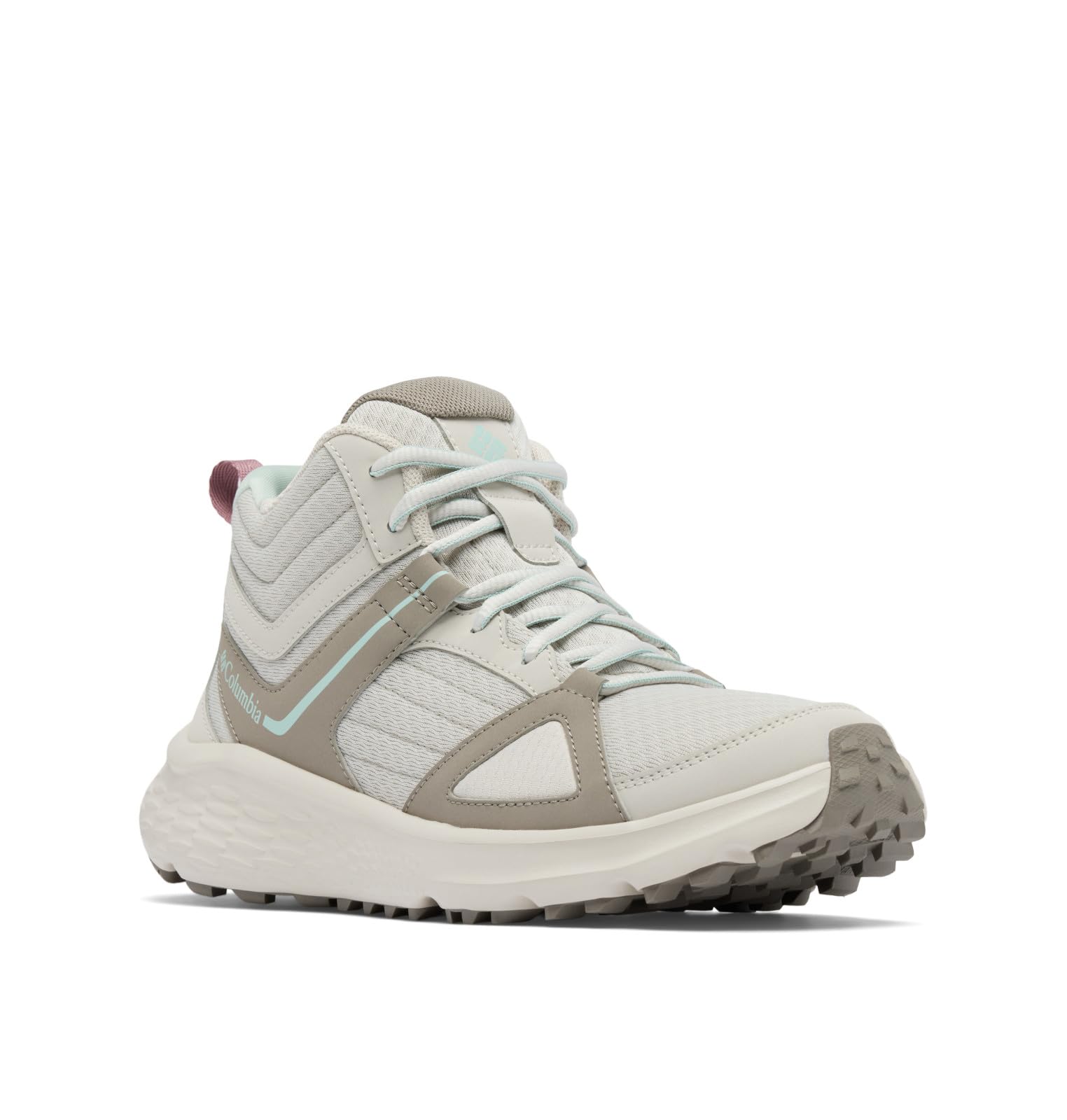 Columbia Womens Novo Trail Mid, Cloud Grey/Cool Green, 8