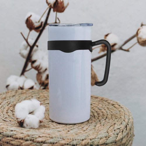 RORPOIR Cup Handle for 20 Oz Tumbler Black Polypropylene Comfortable Grip Fits Most Vehicle Cup Holders Replacement Handle for Insulated Travel Mug