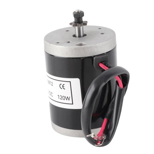 Electric Scooter Motor 12V 120W, Electric Brushed Motor High Speed Small Brush Motor with Belt Pulley E Scooter Accessory, Pulse 12v Motor for Scooter