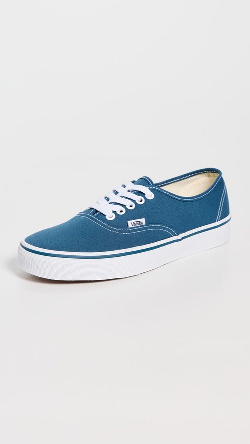 Vans Unisex Authentic Unisex Sneakers, Navy, 5 US Women/3.5 US Men