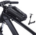 WILD MAN Quick Release 1L Hard Shell Waterproof Scooter Storage Bag Bike Handle Bar Bag for Kick Scooters Folding Bike Road Mountain Bicycle（XS5）