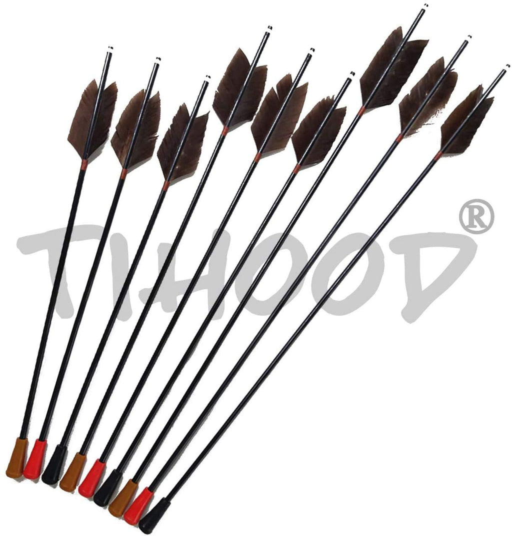 TIHOOD 12PCS Soft Rubber Arrowheads Archery Hunting Game Practice Safety Arrow Tips