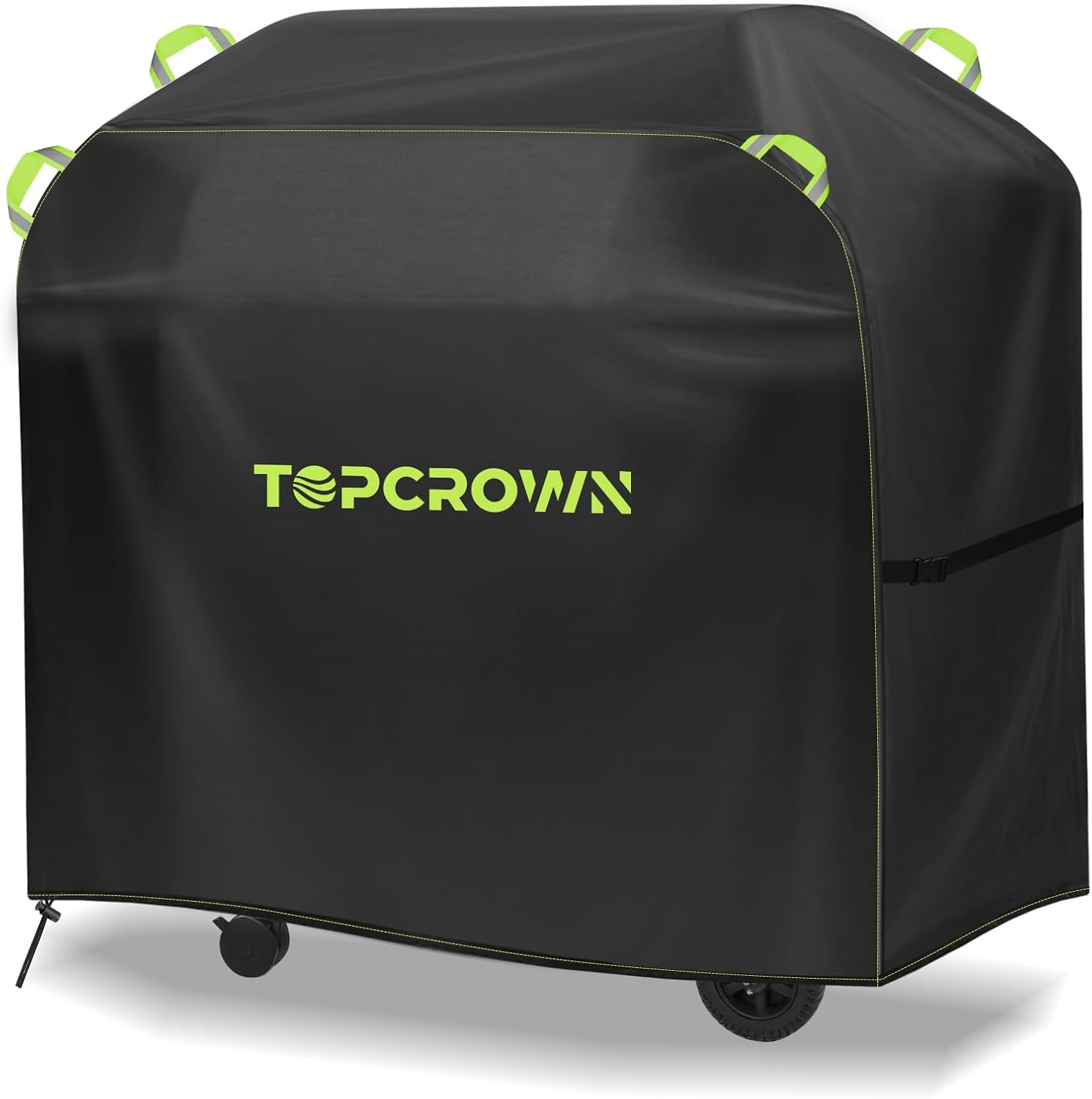 TOPCROWN BBQ Grill Cover - Waterproof & Windproof Design | Universal Fit 45"-75" for Weber, Char-Broil, Nexgrill (58")
