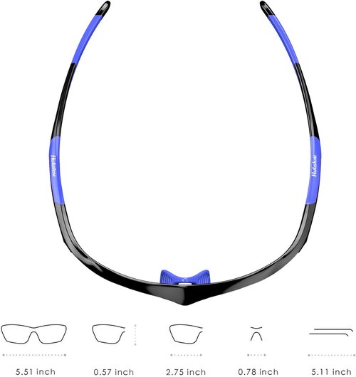 Blade Sport Polarized Sunglasses - Stylish UV Protection for Men & Women | Ideal for Running & Golf