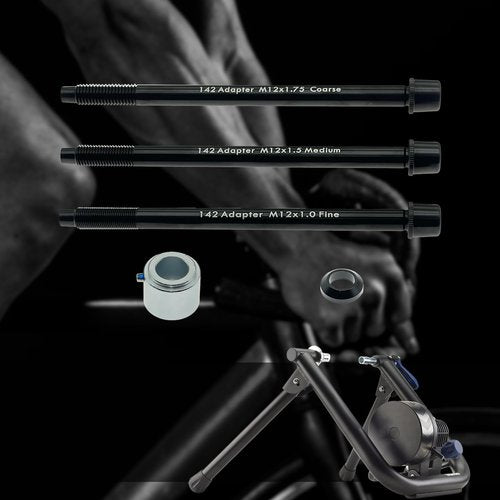 AGILLE 12x142mm Thru Axle Adapter for Wahoo KICKR SNAP Trainer, 12mm x 142mm Bike Adapter Kit with Tools, Compatible with Road & Mountain Bikes, High-Strength Material Construction, Not for 12x135/148
