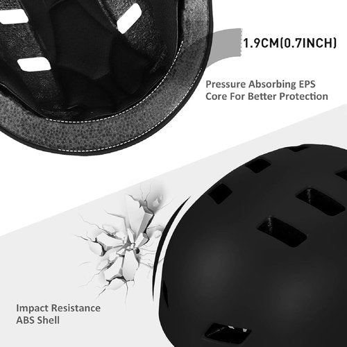 Bavilk Bike Helmet - Adjustable Multi-Sport Protection for Teens & Adults | 3 Sizes Available