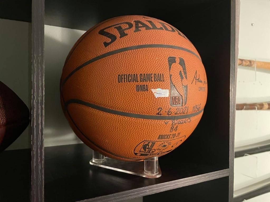 Skiennix Basketball & Football Display Stand - Showcase Autographed Game Balls | Holds Volleyball & More