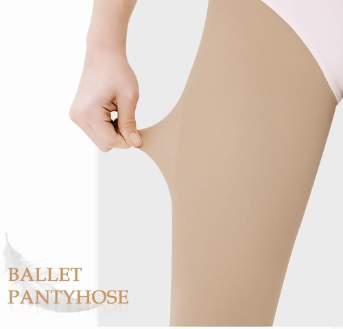 HETH Ballet Tights for Girls - Ultra-Soft Convertible Dance Tights | Perfect Fit & Comfort