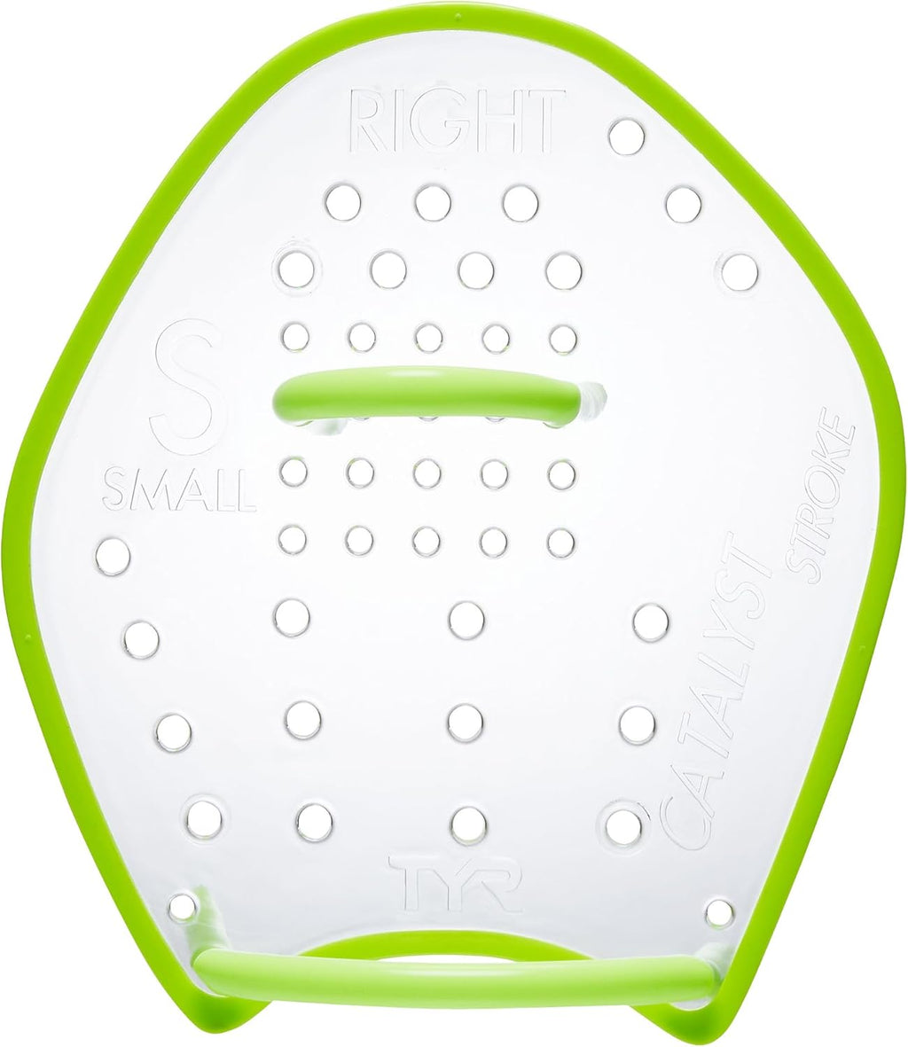 TYR Catalyst Stroke Swim Paddles - Durable Adult Training Fins for Strength & Technique Improvement