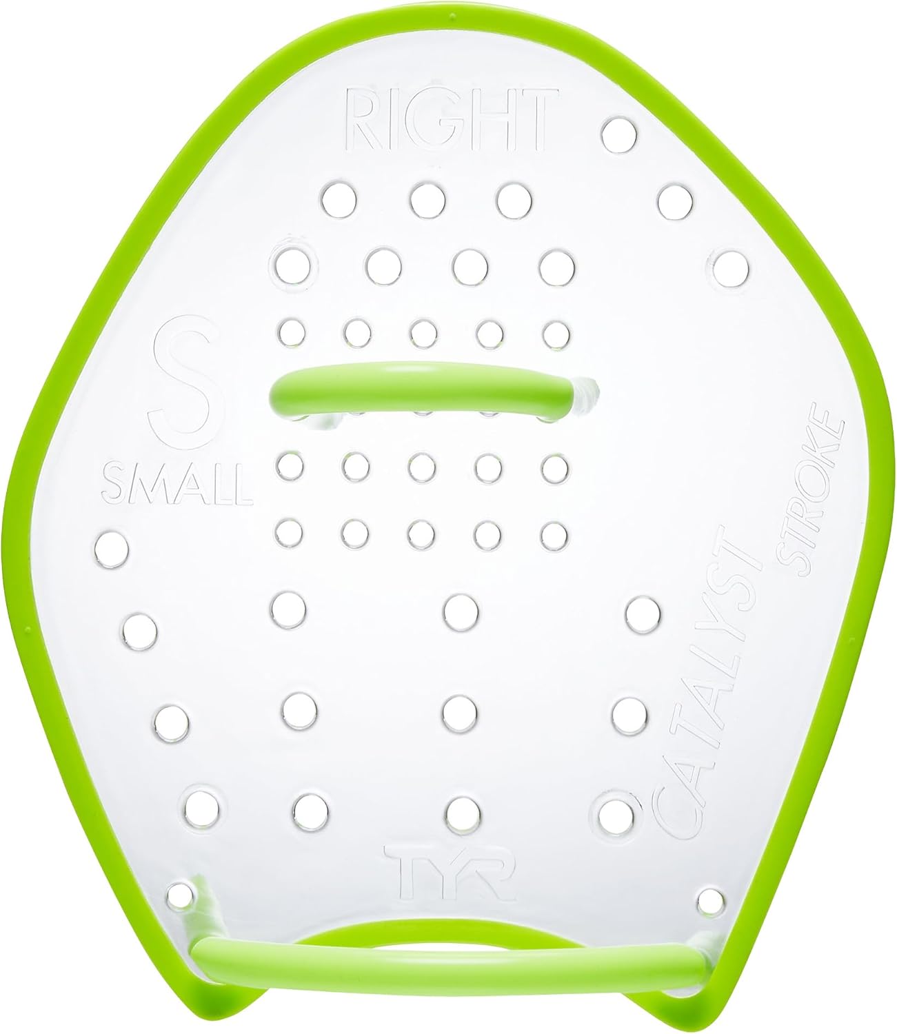 TYR Catalyst Stroke Swim Paddles - Durable Adult Training Fins for Strength & Technique Improvement