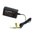 Lancer Tactical Smart Charger for 8.4V–9.6V NiMH Battery Packs, Compatible with Airsoft Guns, RC Cars, and RC Airplanes, Mini Tamiya & Standard Tamiya Connectors