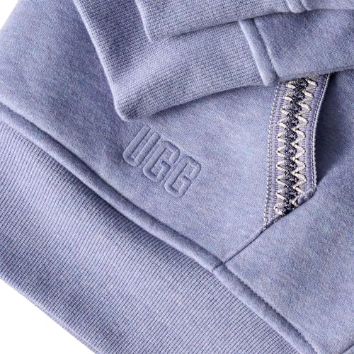 Men's Tasman Hoodie - Cozy Cotton-Poly Blend, Dusted Iris Heather, Small