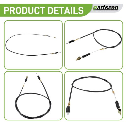 partszen JW1-F6311-00-00 Throttle Cable for Yamaha Golf Cart YDRA G29 Drive,66" Long