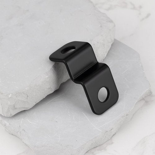 YINETTECH 2pcs M8 Mini Motorcycle Turn Signal Indicators Lights Bracket for Motorcycle Black