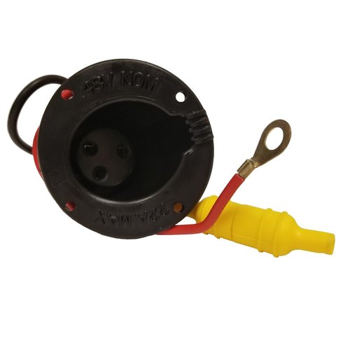 Club Car DS Golf Cart 48 Volt DC Charging Receptable & Fuse Kit | Compatible with 1995-2014 Electric Golf Car Models | Replaces OEM 101802101 & 101846801