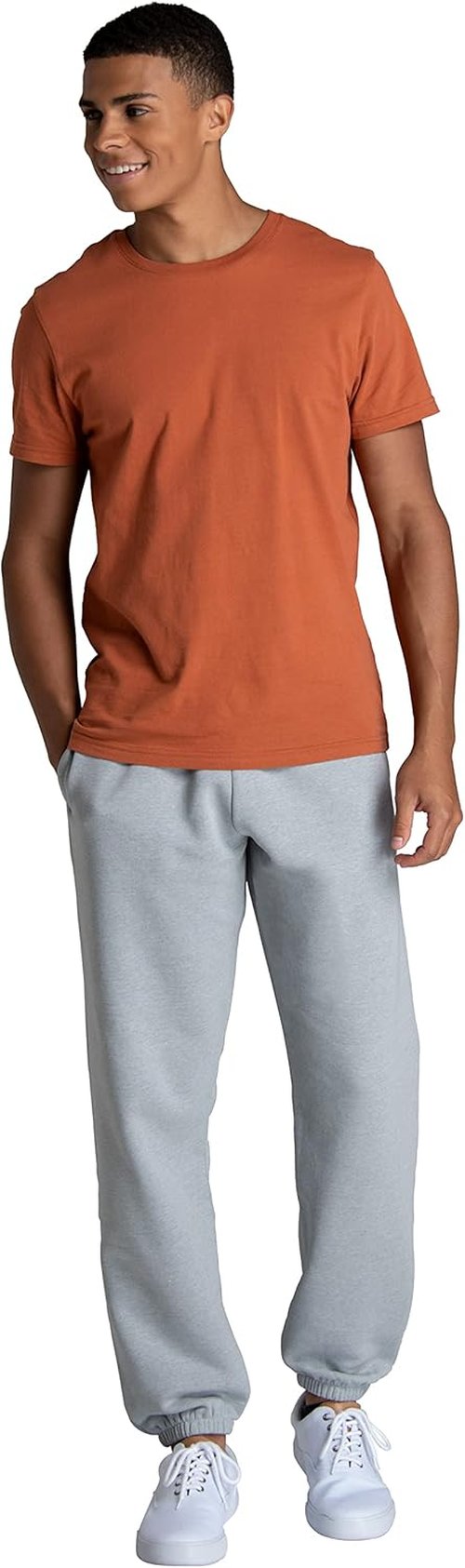 Fruit of the Loom Eversoft Fleece Sweatpants - Elastic Bottom, Moisture-Wicking, Relaxed Fit, Pockets