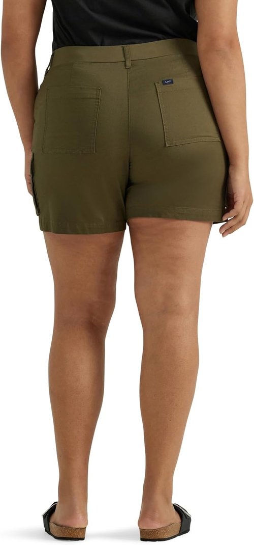 Lee Women's Ultra Lux Cargo Shorts - Flex-To-Go Comfort & Style for Everyday Wear