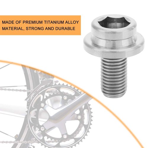Crank Arm Bolt, 1pc Bottom Bracket Bolt Cycling Bolt Screws for Mountain Road Bikes M8*15mm ()