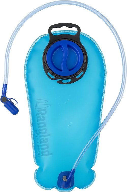 Large 4L Water Bladder (XL135oz) Heavy-Duty Hydration Reservoir Bag (V2 2026), Easy-Fill Wide Mouth Opening, Leak-Proof Tube with Easy-Valve Drinking Straw (1 Gallon)