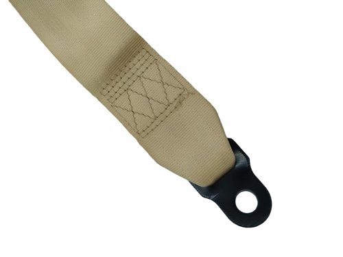 Golf Cart Seat Belt Wheelchair Safety Harness - Universal 2-Point Restraint System, Adjustable & Heavy-Duty, for Yamaha EZGO Club Car Go Kart UTV Aircraft (Beige)