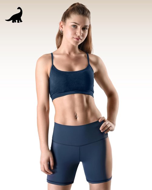 **SURF CUZ Women's Workout Shorts - 5" Seamless High Waist Biker Leggings for Yoga & Running**