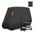 600D Heavy Duty 4+2 Seater Golf Cart Cover 6 Passenger, Golf Cart Cover 4 Passenger Extended Roof, Club Car Cover Lifted Golf Cart Storage Cover for 4 Seaters with 2 Bench Seats 138L 48W 66H Inches