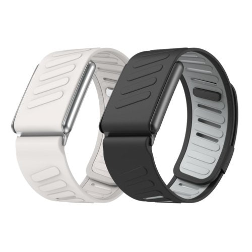 Vanet 2 Pack Sport Bands Compatible with Whoop 5.0 Bands Peak, MG Life & One, Silicone Breathable Waterproof Wirstbands Soft Adjustable Replacement Straps for Men Women [NOT for Gen 4]
