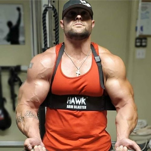 Hawk Sports Arm Blaster and Resistance Bands for Women & Men Bundle