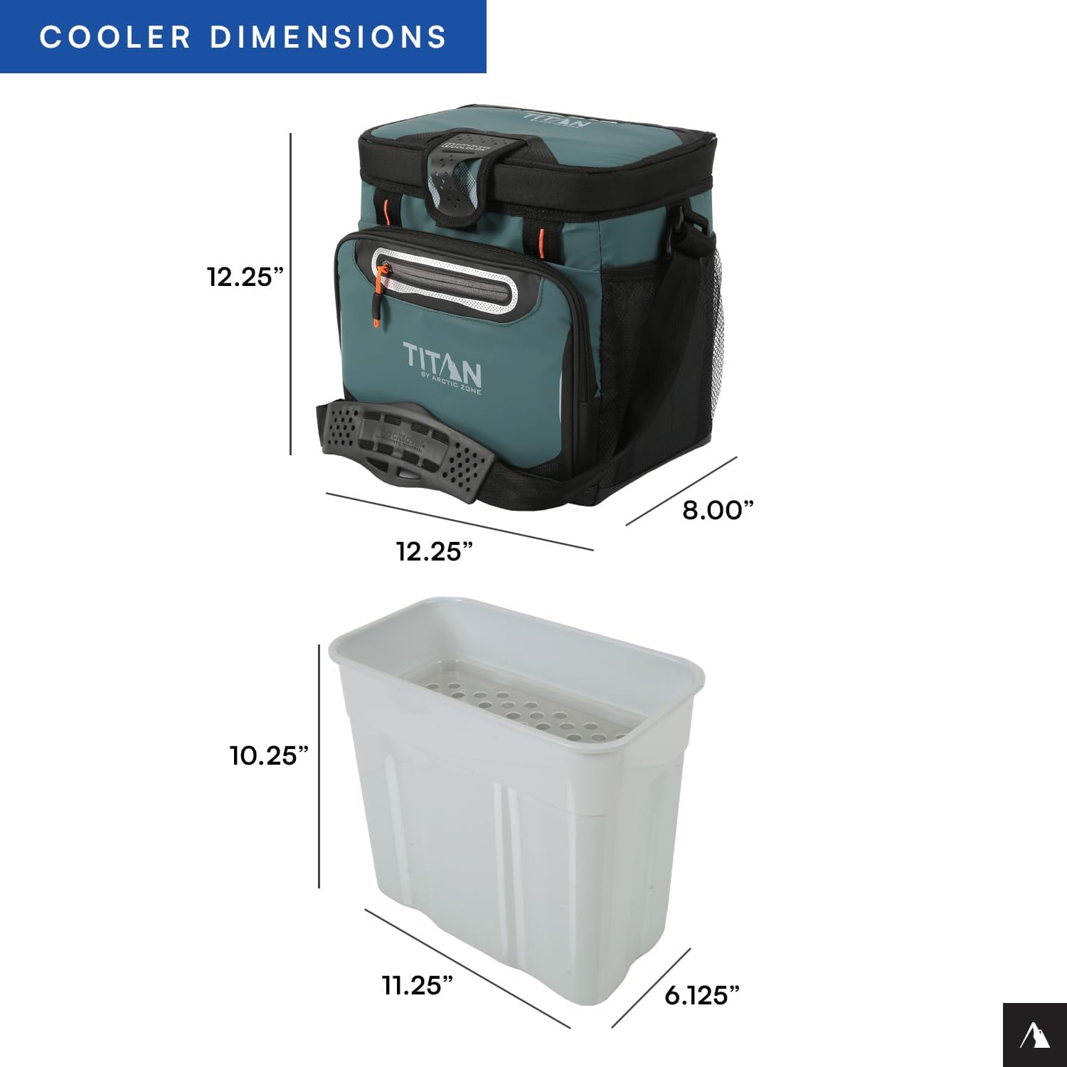 Titan by Arctic Zone Deep Freeze Cooler - Zipperless Hardbody Design with Superior Insulation | Durable & Versatile