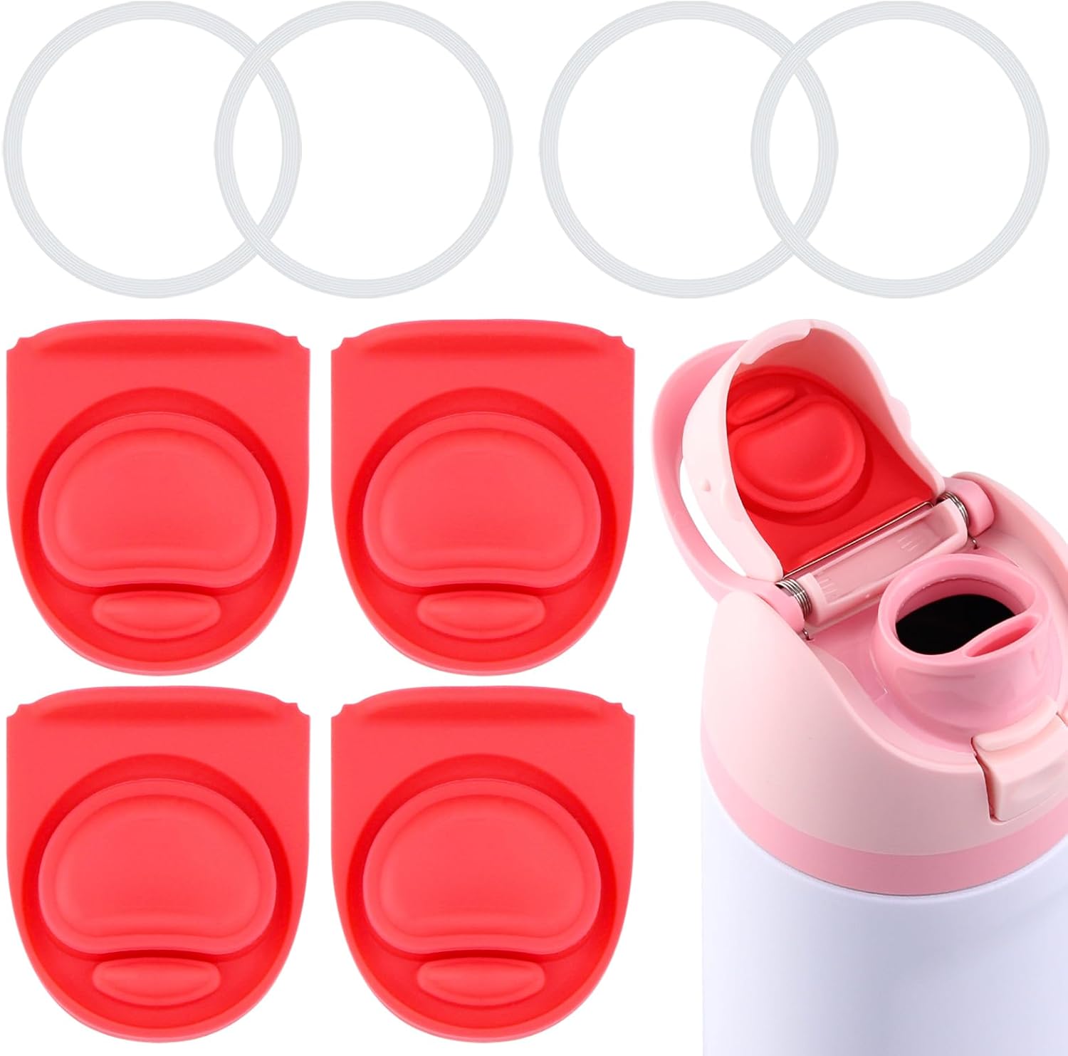 Owala | Replacement Lid Rubber Seal Stopper & O-Ring Gasket Set - Compatible with 24/32 oz Water Bottles