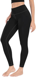 MIRITY High Waist Yoga Leggings for Women - Full Length Buttery Soft Workout Stretchy Yoga Pants Pack of 1 Black