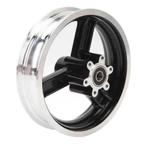 Fockety Electric Scooter Front Wheel Hub for 10 inch Scooters, Aluminium Rim Tire, Lightweight and Strong, Easy to Replace, Enhances Ride Quality