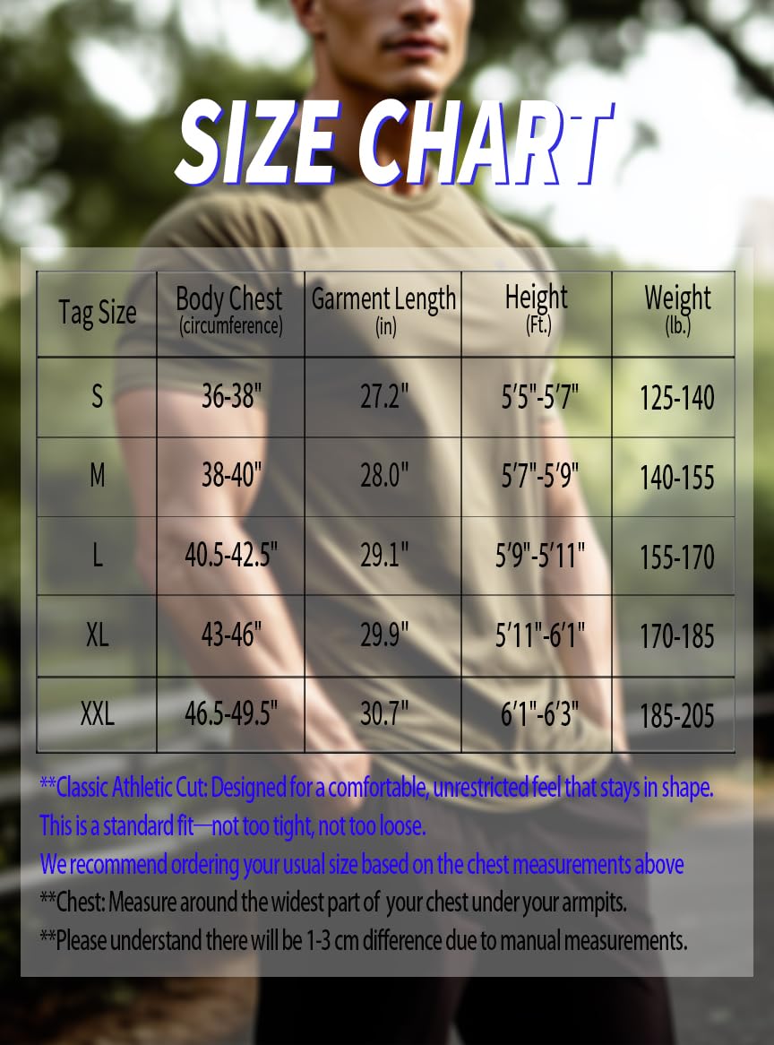 Zengjo Mens Athletic Shirts Moisture-Wicking Quick Dry Crewneck T-Shirts Lightweight Casual Workout Tees for Running Gym Exercise Hiking(Light Sage Green,Large)