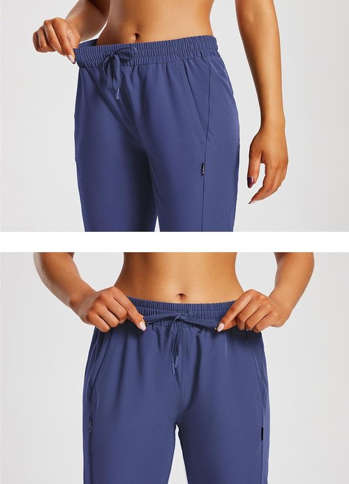 Baleaf Women's Hiking Shorts - Lightweight Quick-Dry Bermuda Cargo Capris | Below The Knee, Elastic Waist