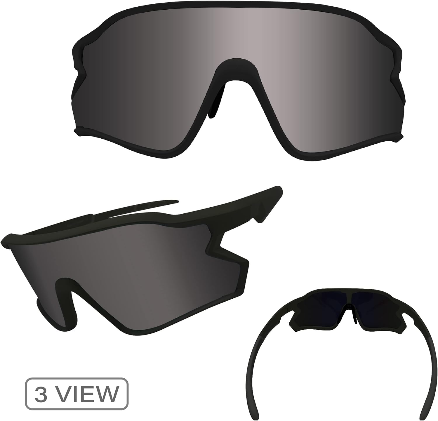 Polars Design Polarized Cycling Sunglasses - UV Protection TR90 Frame for Men & Women