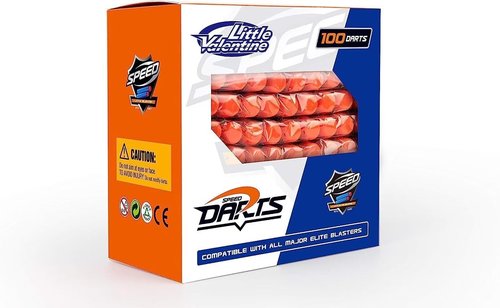 Nerf N-Strike Blaster Dart Bullets - Compatible with Elite 2.0 Series | 100 Blue Darts