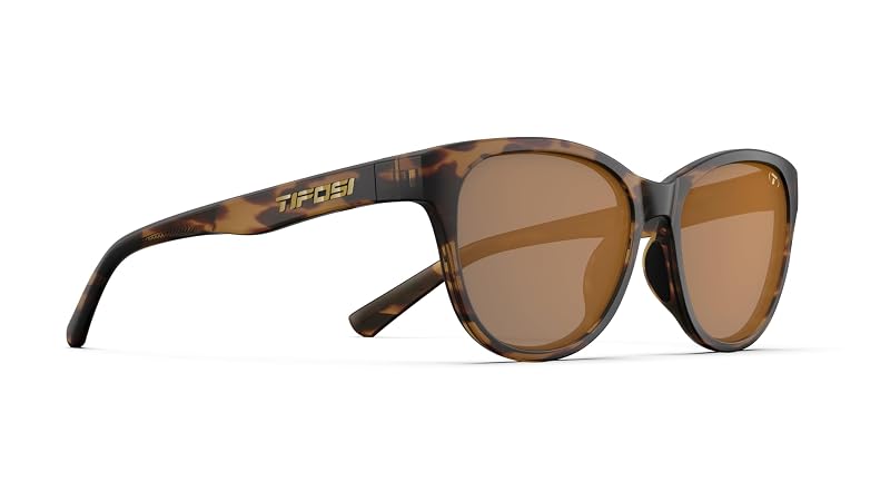 Tifosi Stella Cat-Eye Sunglasses - Java Tortoise Frame, Brown Lenses