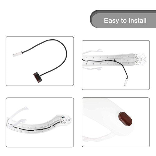 GLDYTIMES Taillight Brake Lamp Rear Light Replacement for Xiaomi m365 Electric Scooter Folding E-Scooter Replacement Parts