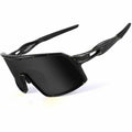 BangLong Polarized Cycling Glasses Sports Sunglasses, UV400 Protection, Men Women Running Fishing Driving Baseball Glasses (Black)