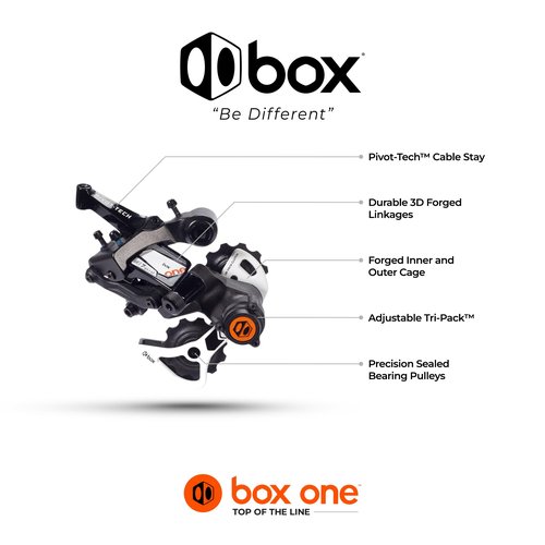Box One 7 Speed Downhill MTB Rear Derailleur for High-Performance Mountain Bikes Durable, Easy Installation | Box Components