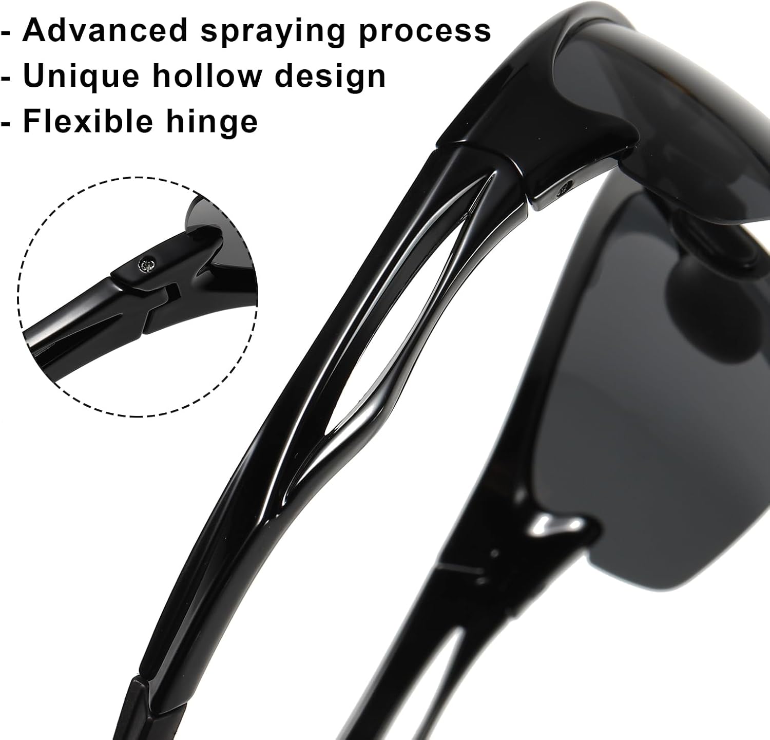 Skiennix Polarized Cycling Sunglasses - UV400 Wrap-Around Protection for Men | Ideal for Fishing & Driving
