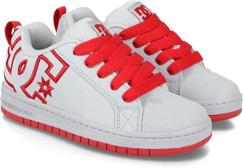 DC Shoes Boys Court Graffik Youth Skate Shoe