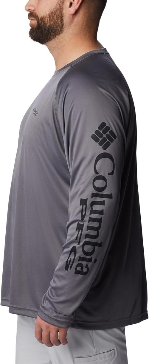Columbia Men's PFG Terminal Tackle Long Sleeve Shirt - Lightweight, Quick-Dry Fabric | Ideal for Fishing