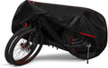 Topcrown Waterproof Bike Cover - Outdoor Storage for 2 Bikes | UV, Dust & Wind Proof, XXL Black & Red