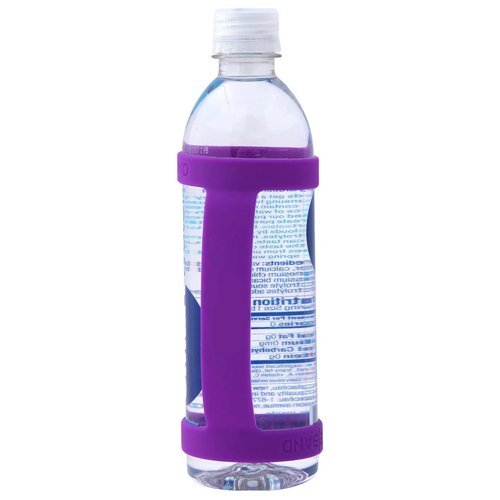 BottleBand One Size Fit All Water Bottle Holder - Durable Silicone Band Holder Strap, Comfortable Drop Protection. Anti Slip for Running, Hiking, or Walking (Blank, Purple)
