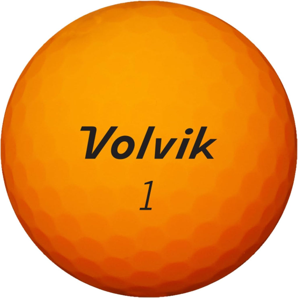 Volvik Vimat Golf Balls - High Visibility Orange Color for Enhanced Performance