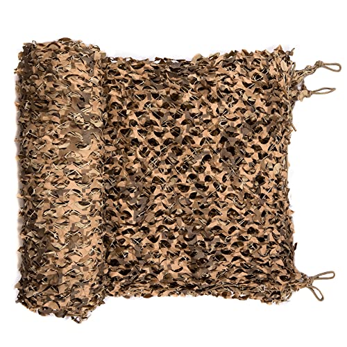 Small Camouflage Netting 9'10" x 9'10" Prairie Grass 3D Waterproof & UV Resistant