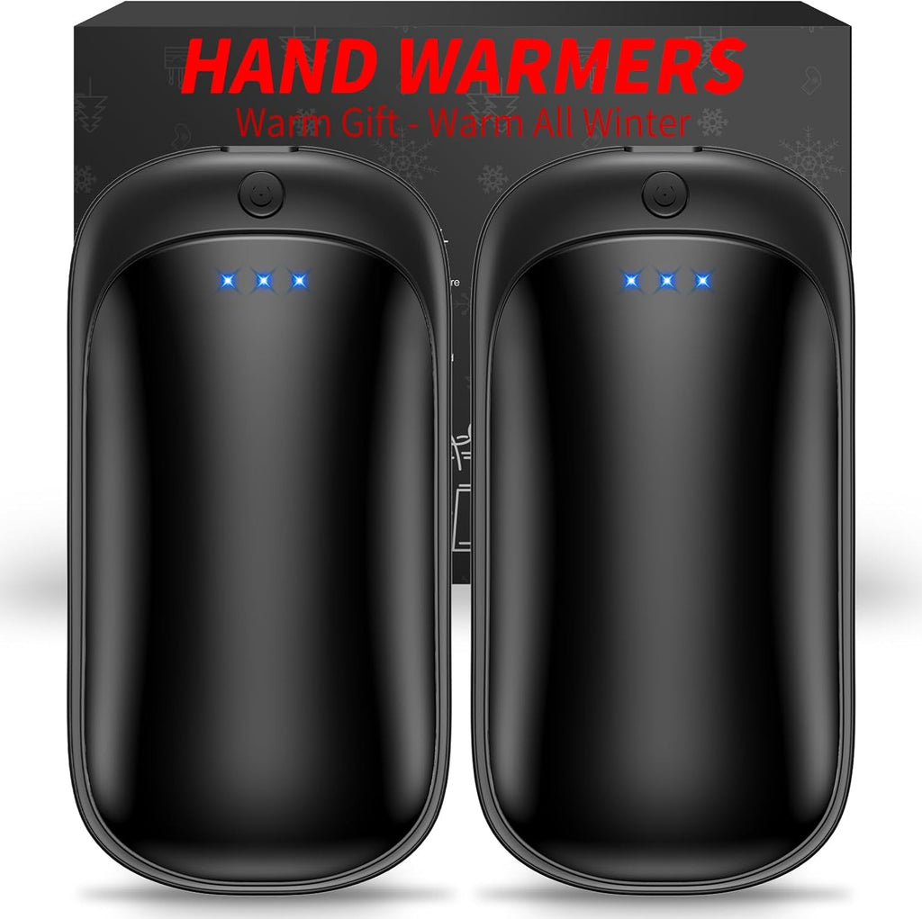 Skiennix Rechargeable Hand Warmers - Portable USB 2-in-1 Electric Warmers for Indoor/Outdoor Use | Perfect Gifts for All Ages