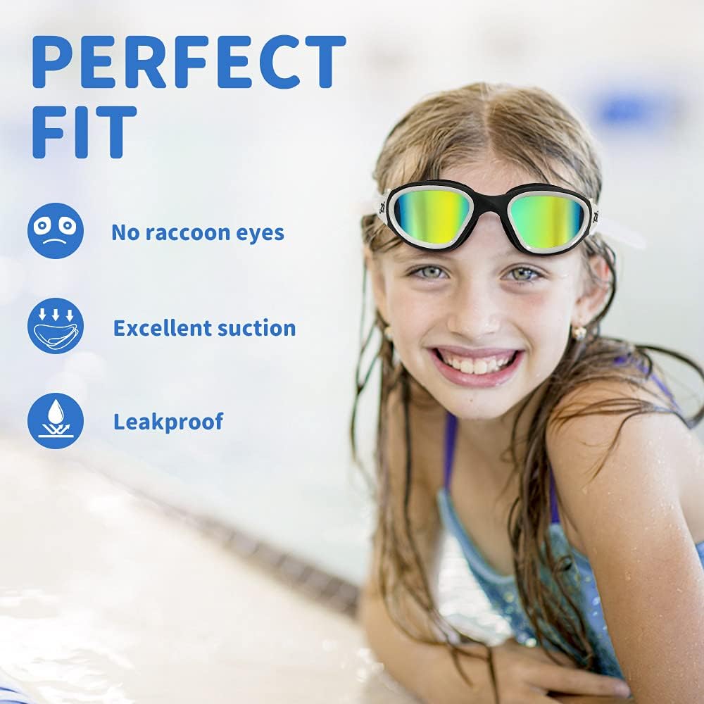ZIONOR Kids Swim Goggles - G1 MINI UV Protection & Anti-Fog | Ideal for Ages 6-14