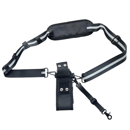 dartbeastix Radio Strap Holster With an Adjustable, Widened Shoulder Strap Featuring 3M Reflective Strips, a Mic Clip, and an Anti-Sway Design – A Secure Carrying System for Small/Medium Radio